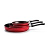 JGO DE SARTEN LAMEX 6593-7 TRADIC 20-24-30 ROJO