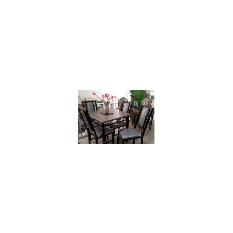 JUEGO DE ANTECOMEDOR CUBO TUBO LONDRES, 4 SILLAS + MESA