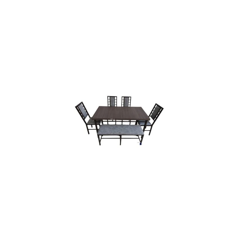 JUEGO DE ANTECOMEDOR CUBO TUBO PARIS, 4 SILLAS PARIS+ 1 BANCA PARIS + 1 MESA PARIS