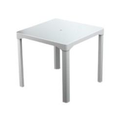 MESA DUNA FORTE CUADRADA BLANCA
