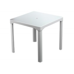 MESA DUNA FORTE CUADRADA BLANCA