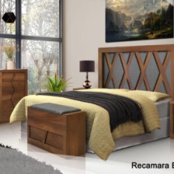 RECAMARA MA BURDEOS KING SIZE NOGAL