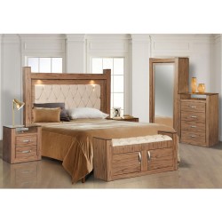 RECAMARA MA SIENNA KING SIZE WENGUE
