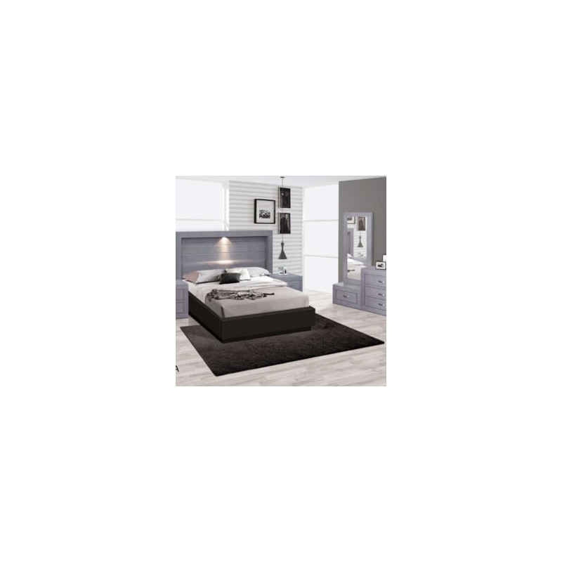 RECAMARA MA VIENA KING SIZE GRIS