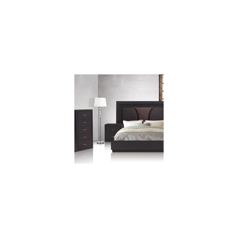 RECAMARA DMONT ANELLE NEGRA KING SIZE