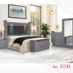 RECAMARA MA SIENNA KING SIZE GRIS