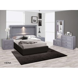 RECAMARA MA VIENA KING SIZE GRIS