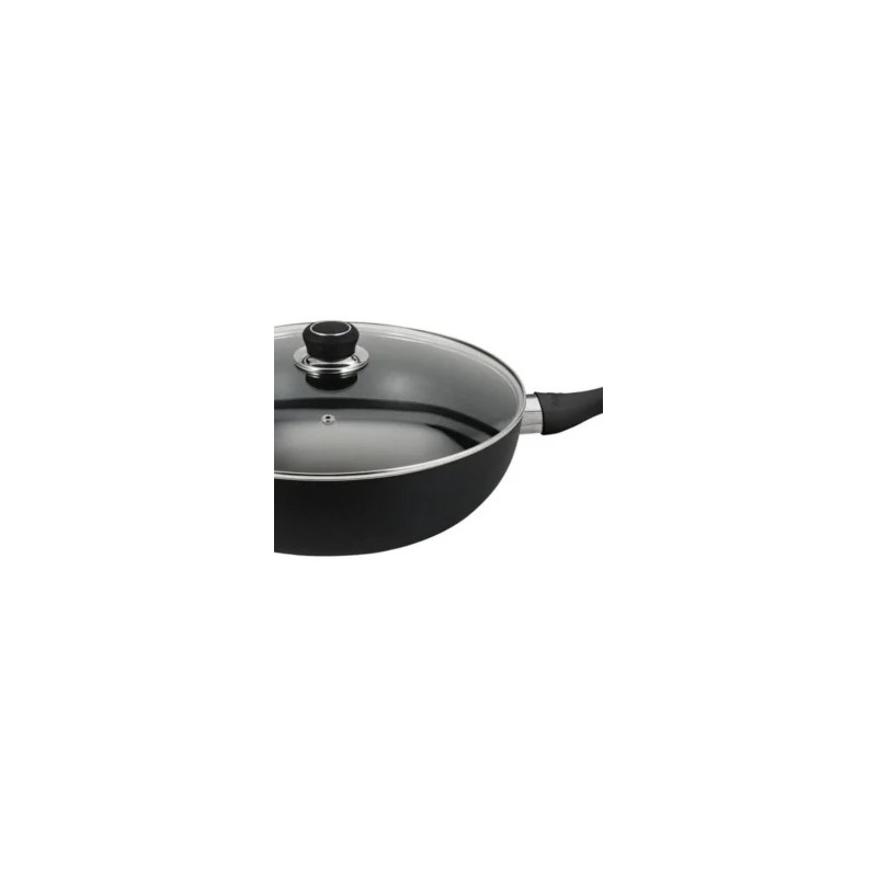 SARTEN WOK LAMEX 6579-1 28 Cm ROJO C/TAP