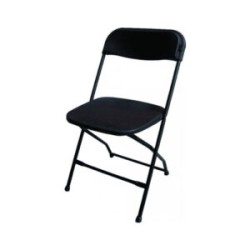 SILLA DUNA STANTON NEGRA PLEGABLE