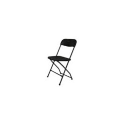 SILLA DUNA STANTON NEGRA PLEGABLE
