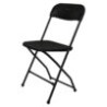SILLA DUNA STANTON NEGRA PLEGABLE