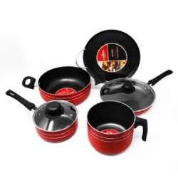 JGO DE BATERIA LAMEX 6502-9 RUBI 7 PZAS