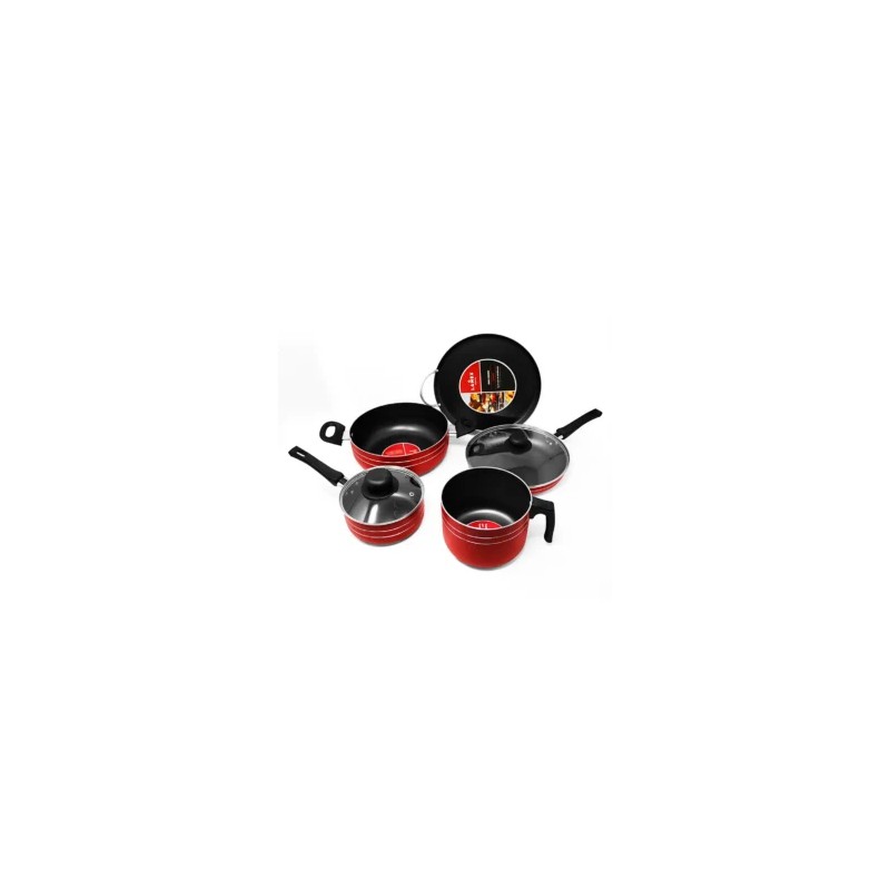 JGO DE BATERIA LAMEX 6502-9 RUBI 7 PZAS