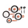 JGO DE BATERIA LAMEX 6536-4 STONE 9 PZAS