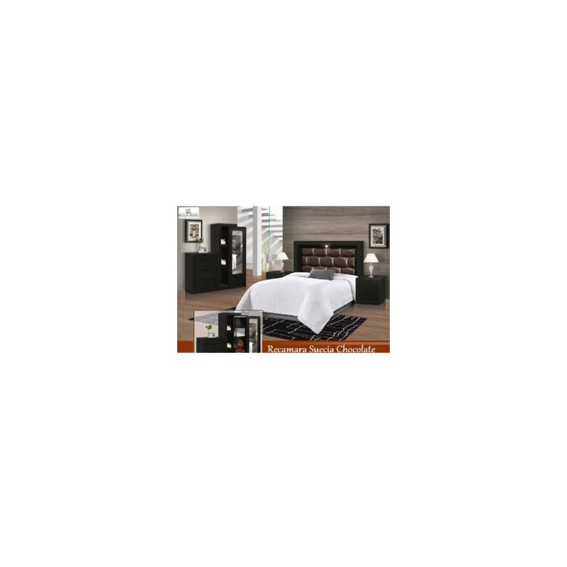 RECAMARA PAULINA SUECIA KING SIZE CHOCO