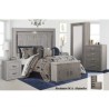 RECAMARA MA ALEJANDRA KING SIZE GRIS