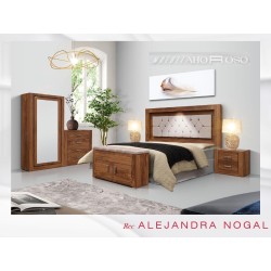 RECAMARA MA ALEJANDRA KING SIZE NOGAL
